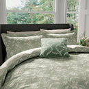 Daffodil Dreams Duvet Cover Set - Green