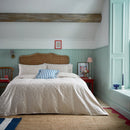 Floral Trail Jacquard Duvet Cover Set - Soft Linen