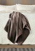 Snug Fleece Throw 140X180CM - Chocolate