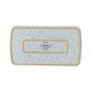 Halo Speckle Rectangular Plate