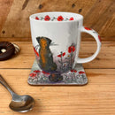 Mug - Border & Poppies