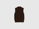 Turtle Neck Jumper - Brown