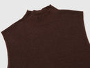 Turtle Neck Jumper - Brown
