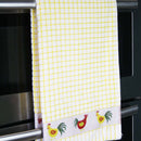 Poli-Dri Jacquard Chickens Tea Towel