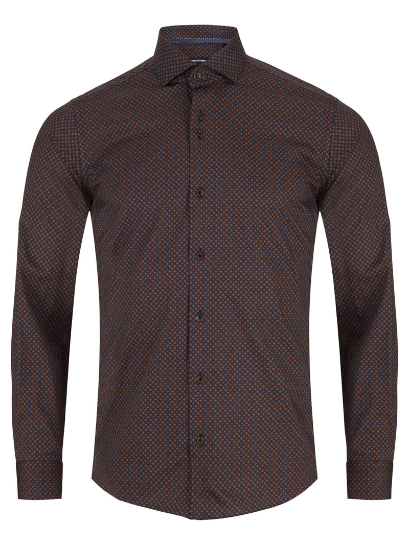 Tapered/Frank Shirt - Dark Chocolate