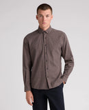Parker Tapered Shirt - Brown Grey