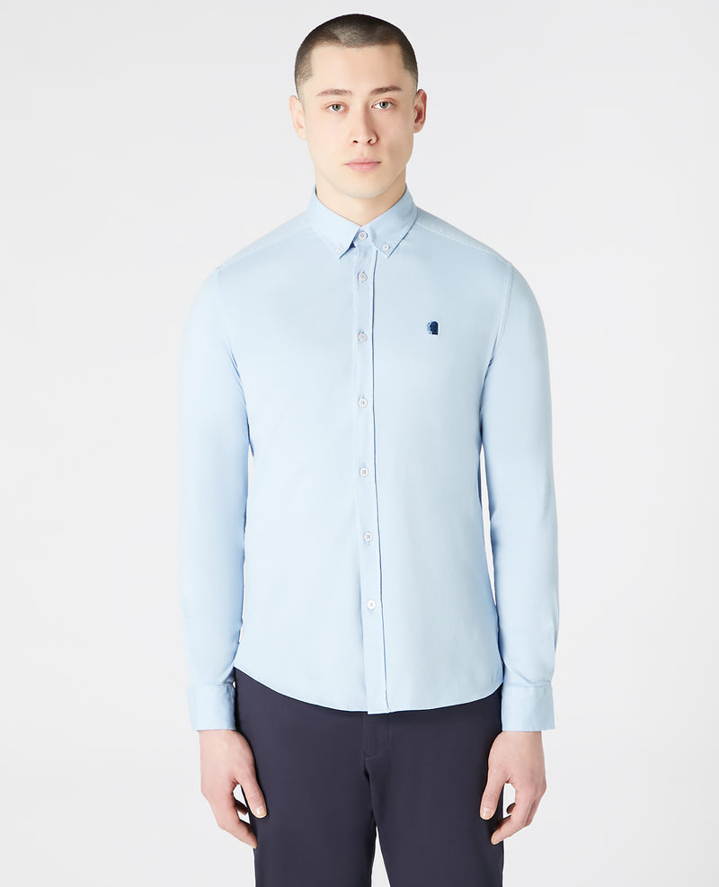 Slim/Ashton Shirt - Light Blue Grey