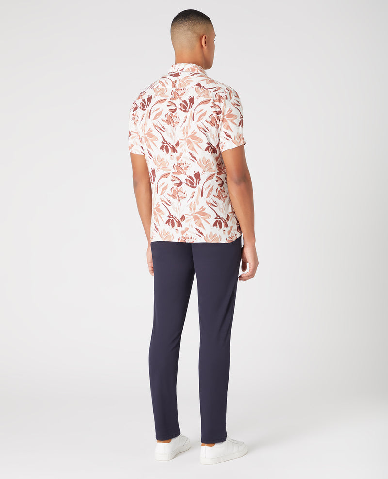 Tapered/C Paolo Shirt - Light Wine