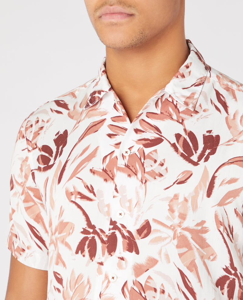 Tapered/C Paolo Shirt - Light Wine