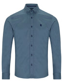 Tapered Fit Parker Shirt - Air Force Blue