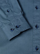 Tapered Fit Parker Shirt - Air Force Blue