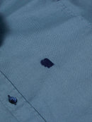Tapered Fit Parker Shirt - Air Force Blue