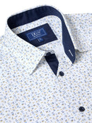 Casual Short Sleeve Shirt - Light Blue