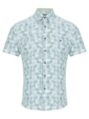 Casual Short Sleeve Shirt - Green