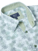 Casual Short Sleeve Shirt - Green