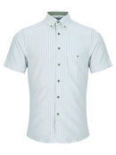 Casual Short Sleeve Shirt - Light Green