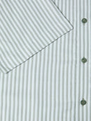 Casual Short Sleeve Shirt - Light Green
