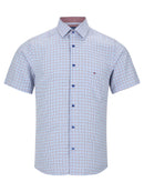 Casual Short Sleeve Shirt - Maroon