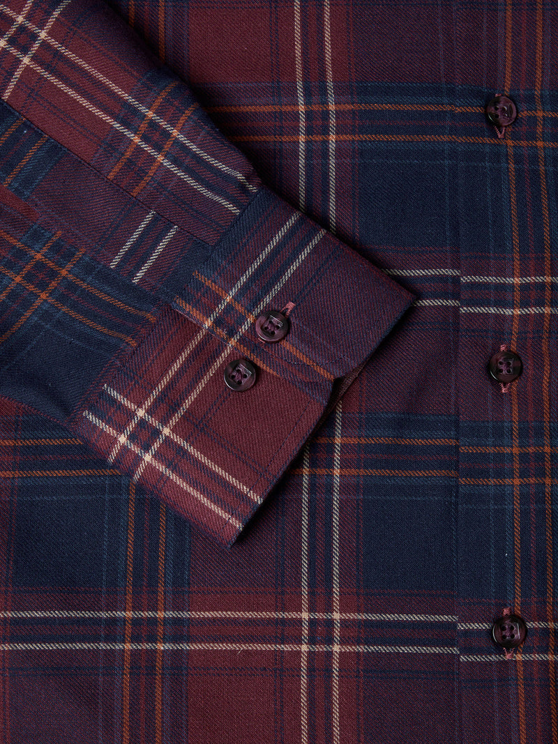 Regular Casual Shirt - Plum