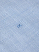 Casual Short Sleeve Shirt - Light Blue Grey