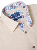 Casual Short Sleeve Shirt - Stone