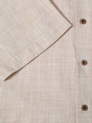 Casual Short Sleeve Shirt - Stone