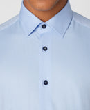 SEVILLE/PARKER L/S SHIRT - Light Blue Grey