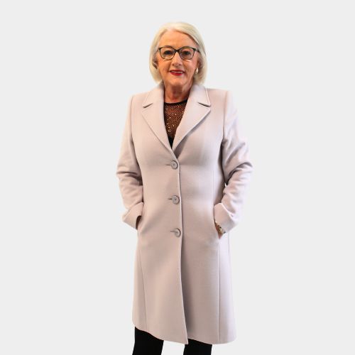 Stitch Pocket Coat - Mushroom