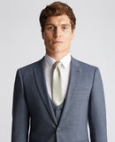 Mens Tie &amp; Pocket Set - Stone