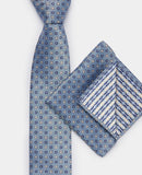 Mens Tie &amp; Pocket Set - Royal Blue