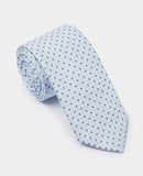 Mens Tie &amp;amp; Pocket Set - Light Blue Grey