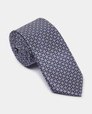 Mens Tie &amp;amp; Pocket Set - Dark Blue/black