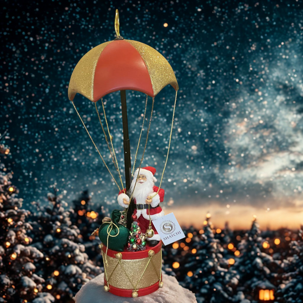 60cm Pop Up Santa with Parachute