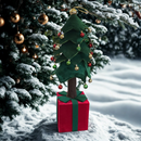 90cm Velvet Pop Up Christmas Tree
