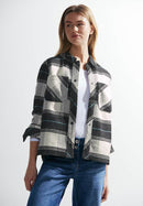 Check Overshirt - Black