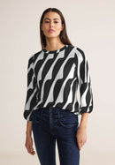 Big Graphic Dessin Shirt - Black