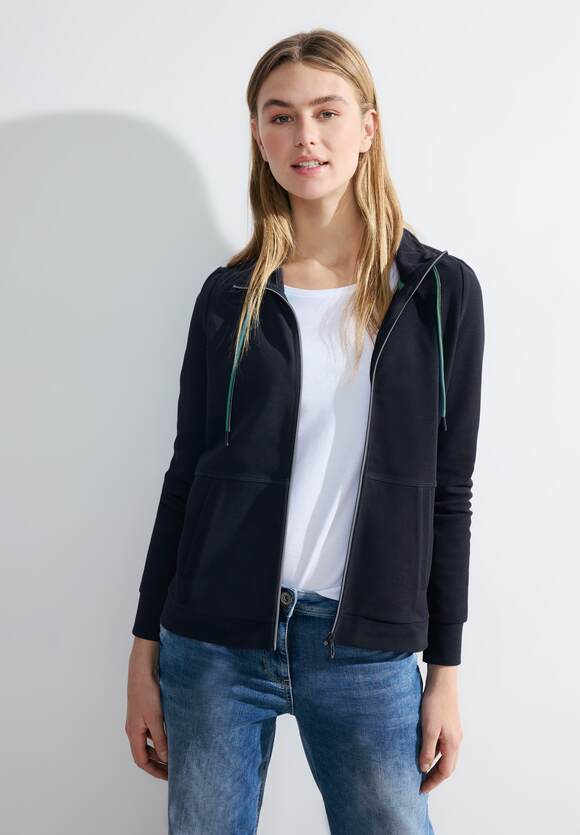 Twill Structure Sweatjacket - Universal Blue