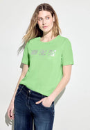 Glitter Shirt - Matcha Lime