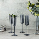 4 Piece Champagne Flute Set