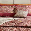 Larkspur Duvet Cover Set - Red