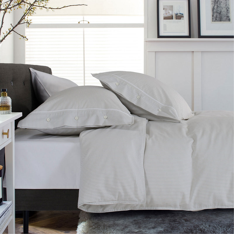 Southport Duvet Set - Grey