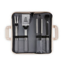 BBQ 4 Piece Stainless Steel Tool Set with Carry Case