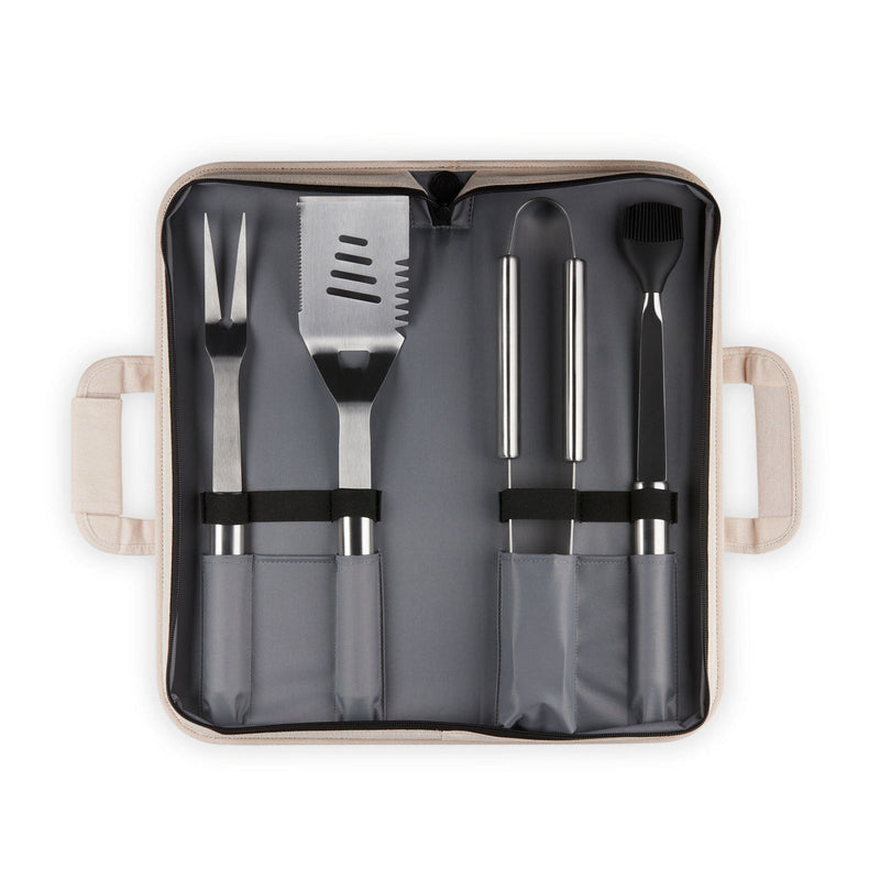 BBQ 4 Piece Stainless Steel Tool Set with Carry Case