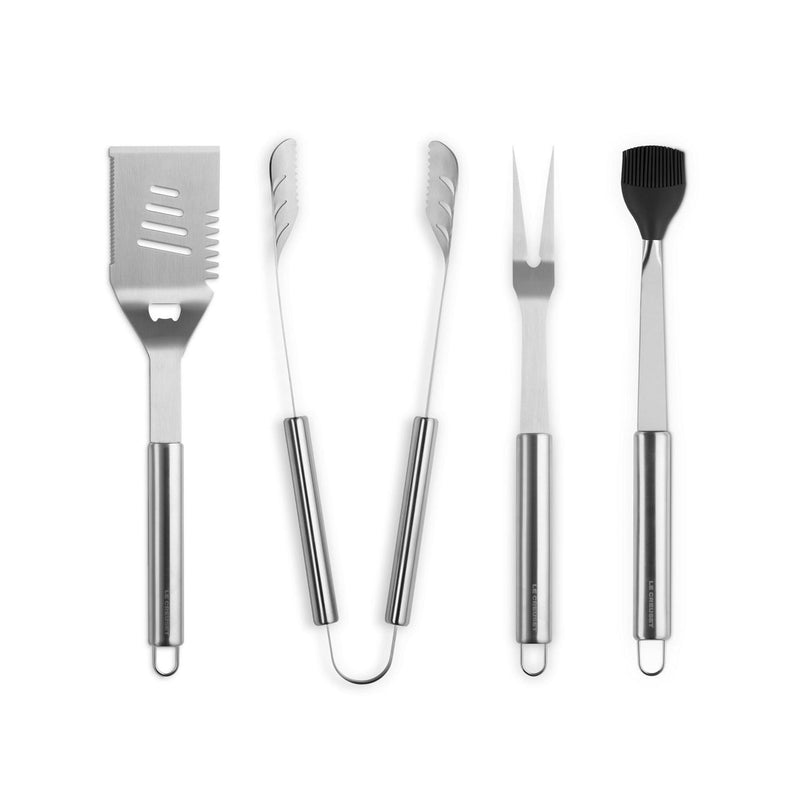 BBQ 4 Piece Stainless Steel Tool Set with Carry Case