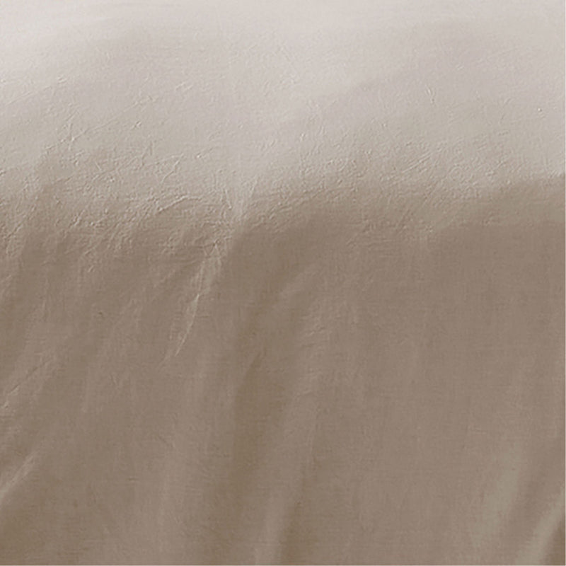 Cassia Frill Duvet Cover Set - Natural