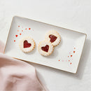 Stoneware L'Amour Heart Tray - 28.5cm
