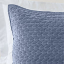 Attica Velvet Pillow Sham Pair - Blue