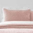 Attica Velvet Pillow Sham Pair - Pink