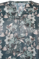 Lucie Floral Blouse - Mint Floral