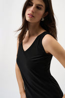 Classic V Neck Cami - Black